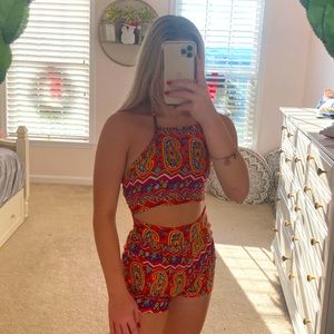 Shien Jumpsuit,colorful & fun! (not on site)Rare!!